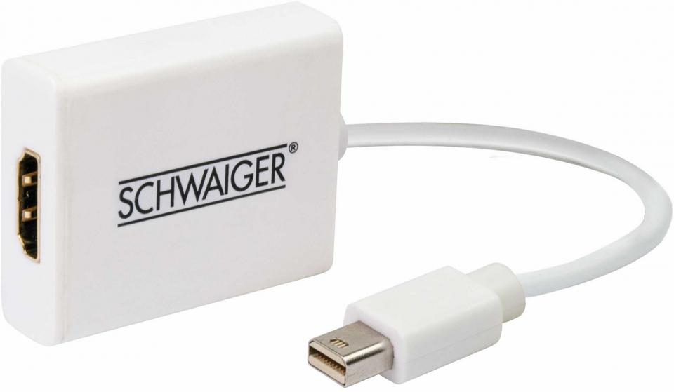HDMI Display Port Adapterkabel Mini Video (0.15m) CKDPM Schwaiger Neu OVP