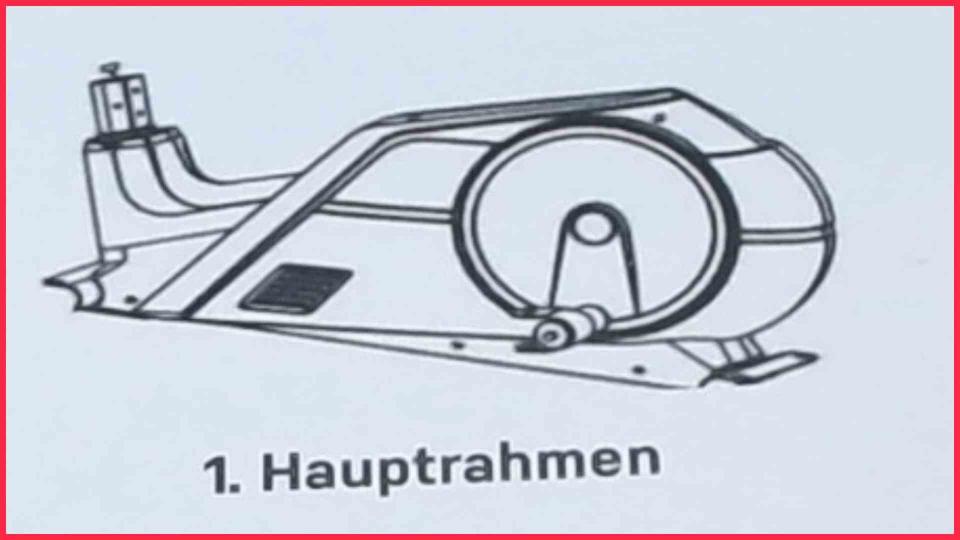 Hauptrahmen inkl. Innenmechanik Crosstrainer MC300