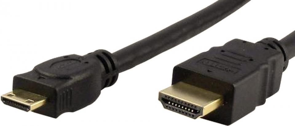 High Speed HDMI Kabel 1.5m Mini Plug HDMIM 15 Schwaiger Neu OVP