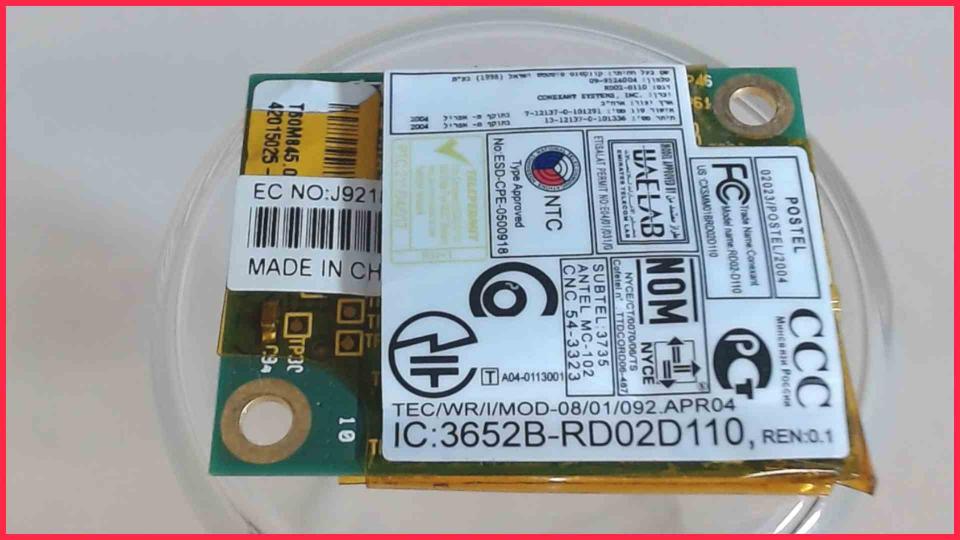 ISDN Modem Telefon Platine Board Lenovo Thinkpad T61 6457
