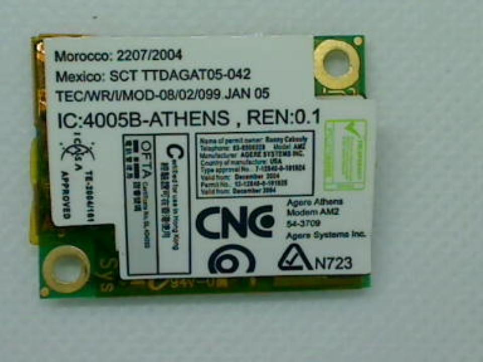ISDN Modem Telefon Platine Board Tecra A9 PTS52E