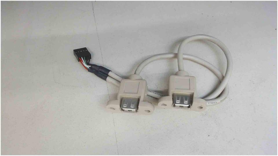 Kabel Flachbandkabel 2 Fach USB Terminal G2-01 109075