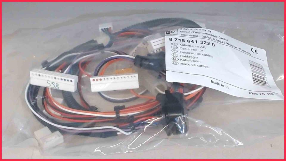 Cable harness 24V 87186413220 Bosch Buderus Junkers