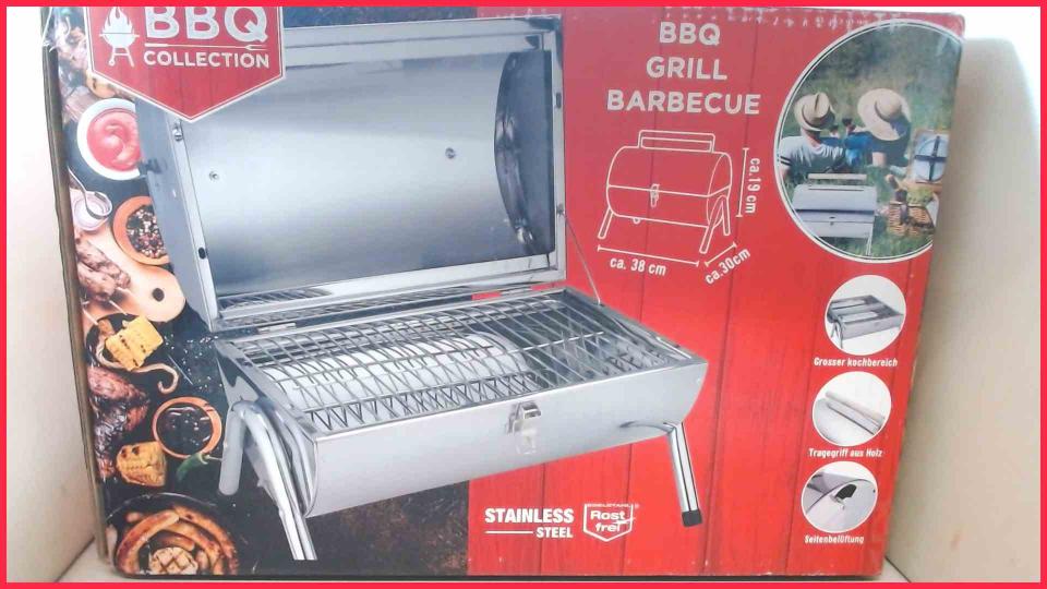 Klappbarer Tischgrill Holzkohlegrill - Tragbarer Tischgrill Holzk BBQ Collection