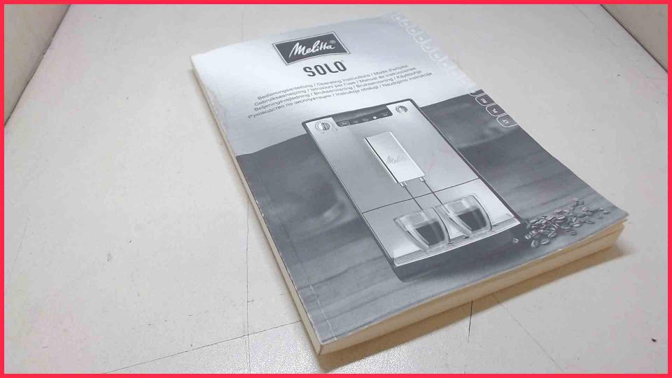 Kurzanleitung Bedienungsanleitung CAFFEO SOLO E950-103 -5