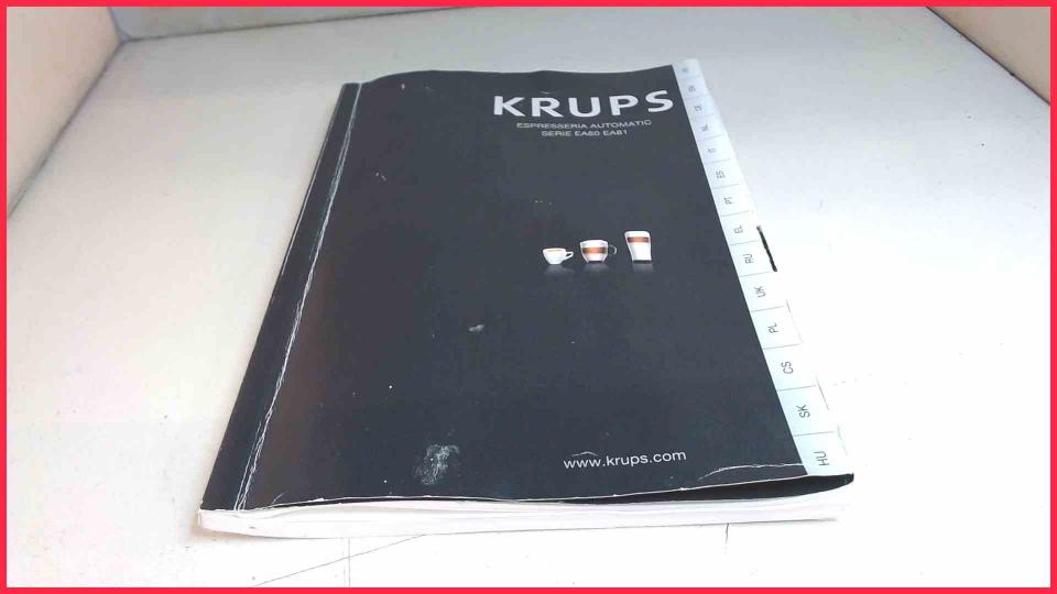 Kurzanleitung Bedienungsanleitung Krups EA810870 EA81 -6