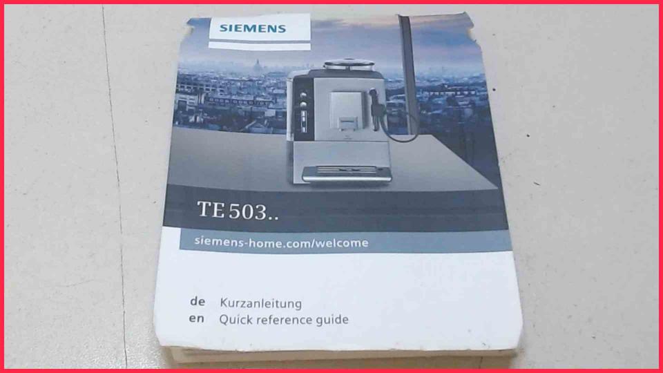 Kurzanleitung TE503.. EQ.5 TE503501DE CTES32 -2