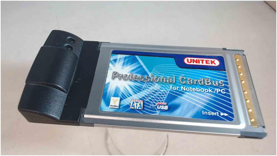 LAN Ethernet Board Platine Unitek PCMCIA CARD Gericom OVII PIII 700 3001S