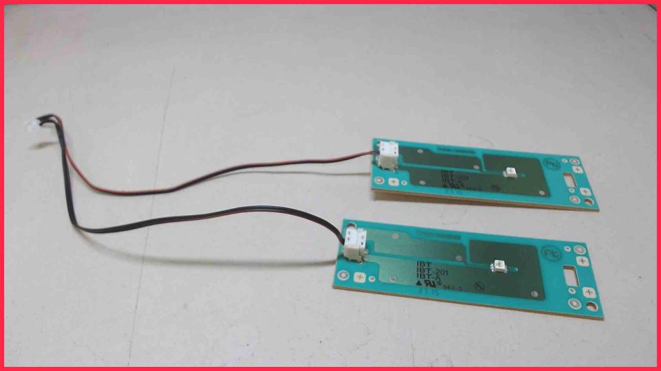 LED Anzeige Bedienteil Abdeckung Blende 2er Set Gaggenau CTES31