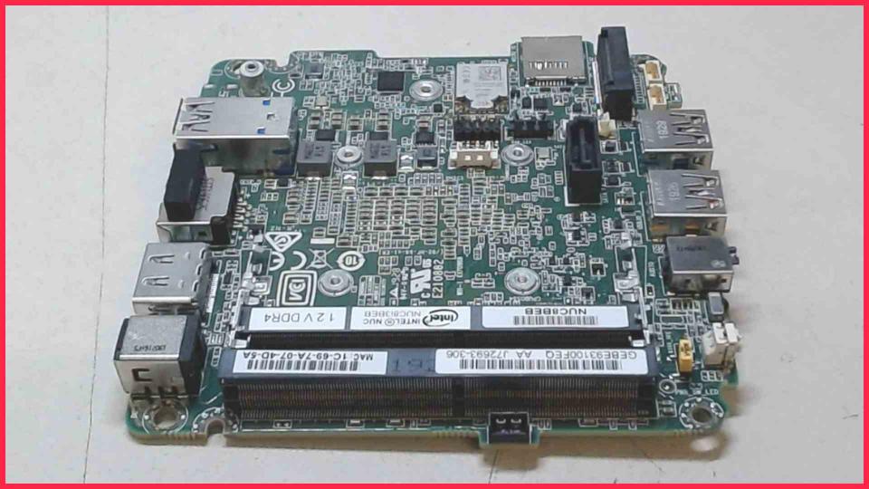 Mainboard Motherboard Hauptplatine i3 Intel Box NUC8BEH