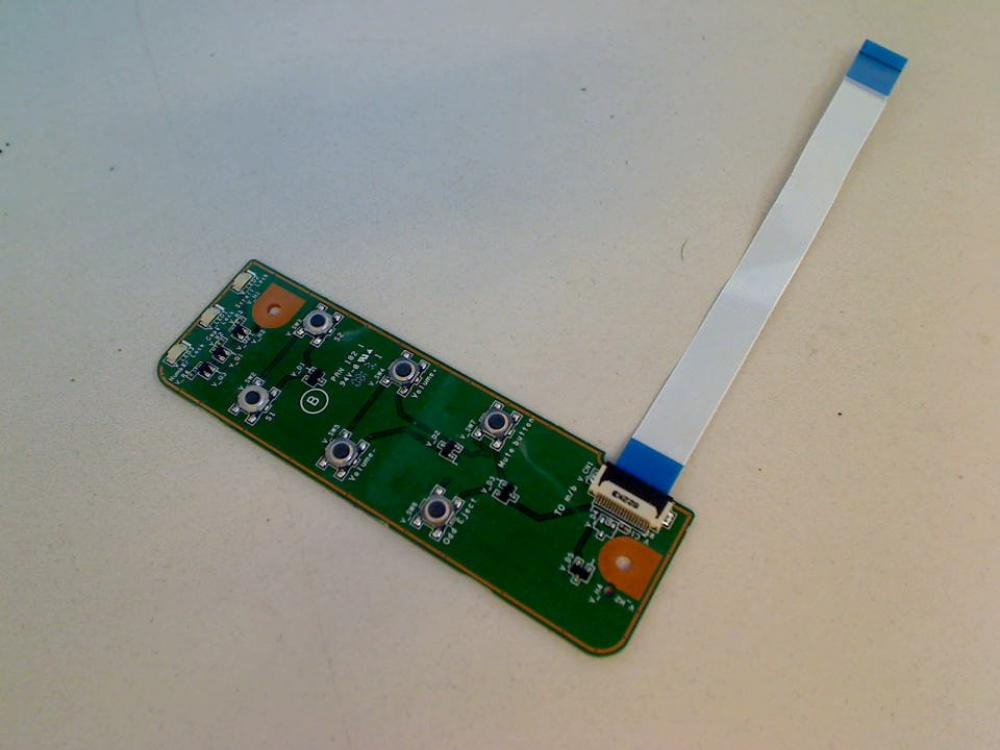 Multimedia Switch Schalter Tasten LED Board Sony Vaio PCG-8112M VGN-AR71M