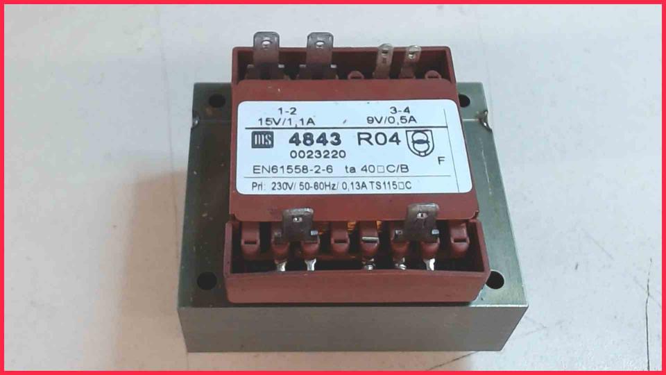 Netz Trafo Transformator 4843 EN61558-2-6 Krups Orchestro FNF1