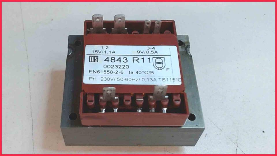 Netz Trafo Transformator 4843 R11 EN61558-2-6 Krups Orchestro FNF2 -2