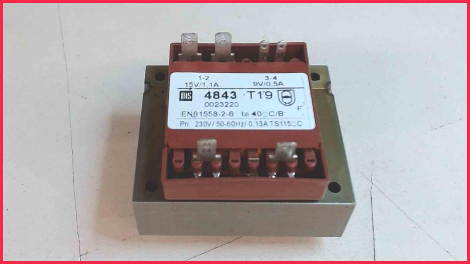Netz Trafo Transformator EN61558-2-6 4843 Impressa F70 Typ 639 A1 -8