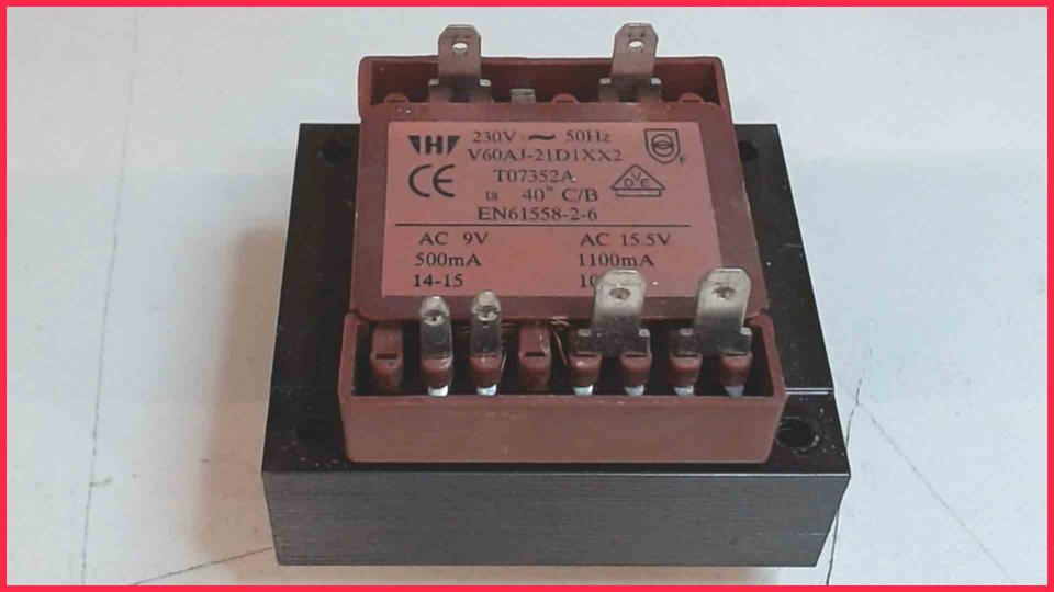 Netz Trafo Transformator V60AJ-21D1XX2 CafeRomantica Typ 664 NICR 740