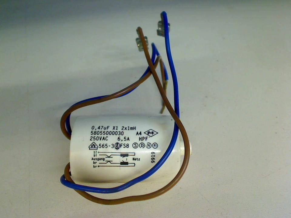 Netzfilter Kondensator 0.47 uF 250V 6.5A Jura Impressa E55 625 C1