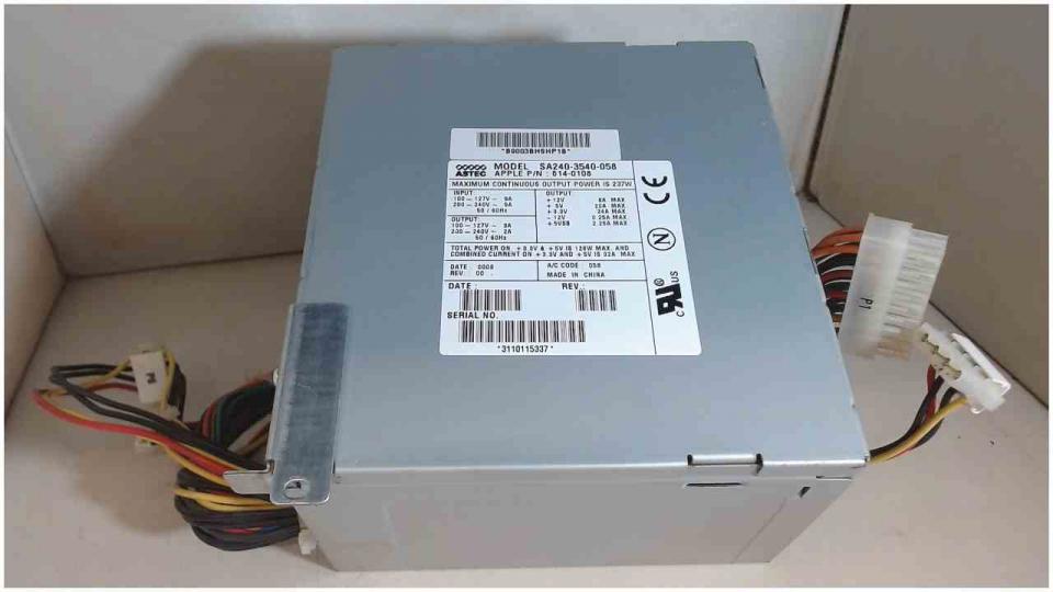 Power Supply 237W SA240-3540-058 Apple Power Mac G4