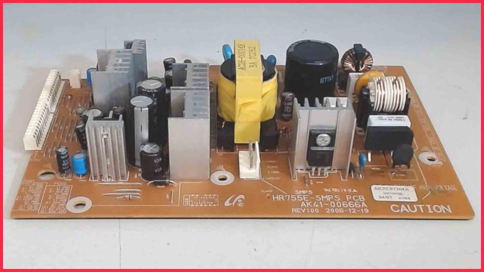 Netzteil Leistungselektronik Platine Board HR755E-SMPS Samsung DVD-HR753