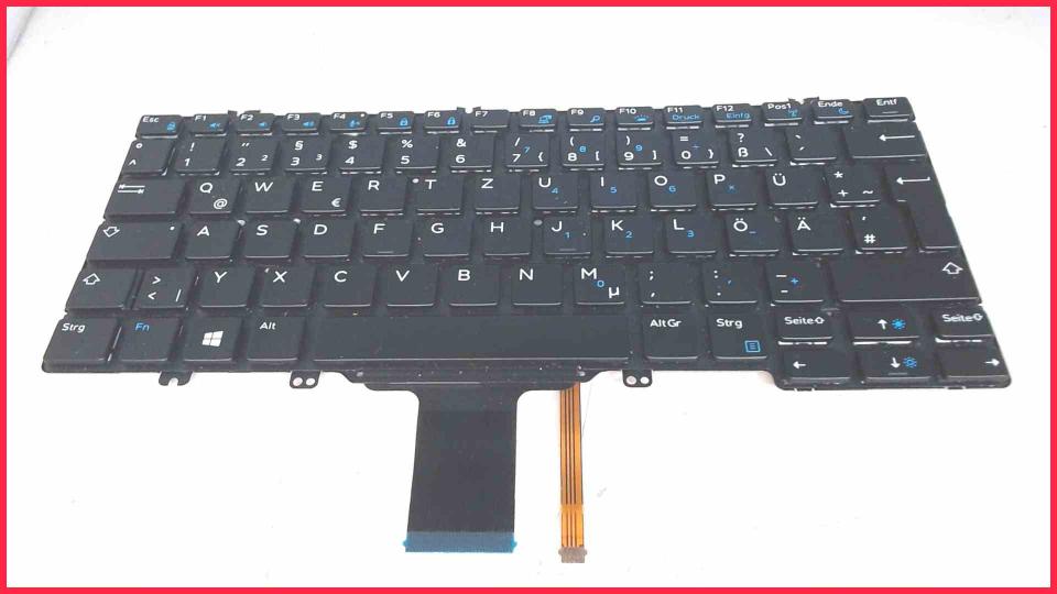 Original Deutsche Tastatur Keyboard
 02TVV1 Dell Latitude 7390 i7