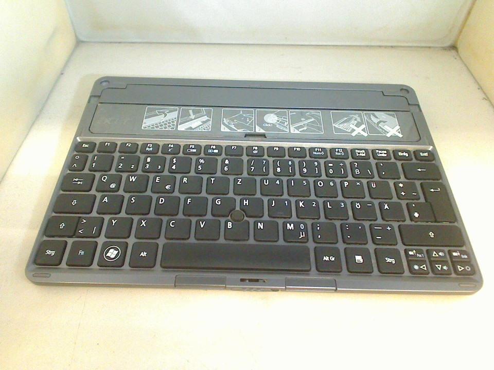 Original Deutsche Tastatur Keyboard
 Komplett Acer ICONIA TAB W501P