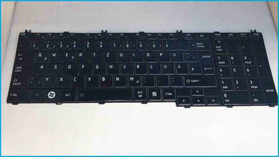 Original Deutsche Tastatur Keyboard
 Toshiba Satellite L755D-13V