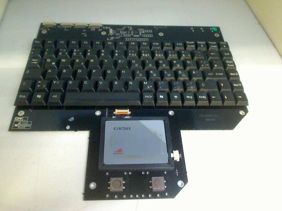 Original Deutsche Tastatur Keyboard
 US Touchpad Board Fujitsu Siemens RC23