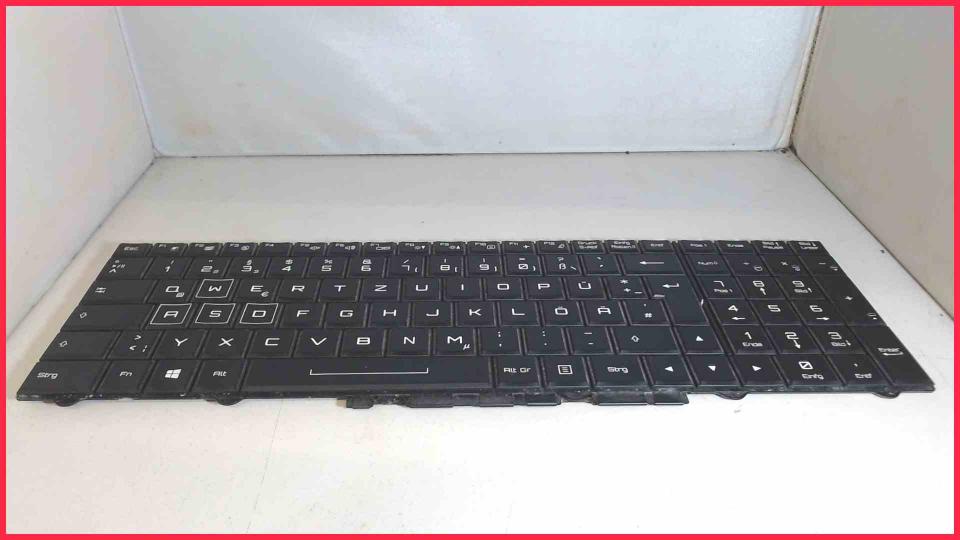 Original Deutsche Tastatur Keyboard
 V149550AK1 GR Clevo MiFCOM P751DM