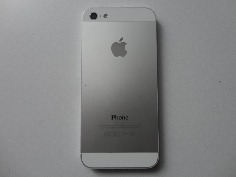 Original Gehäuse Rückwand Silber Apple Iphone 5 A1429