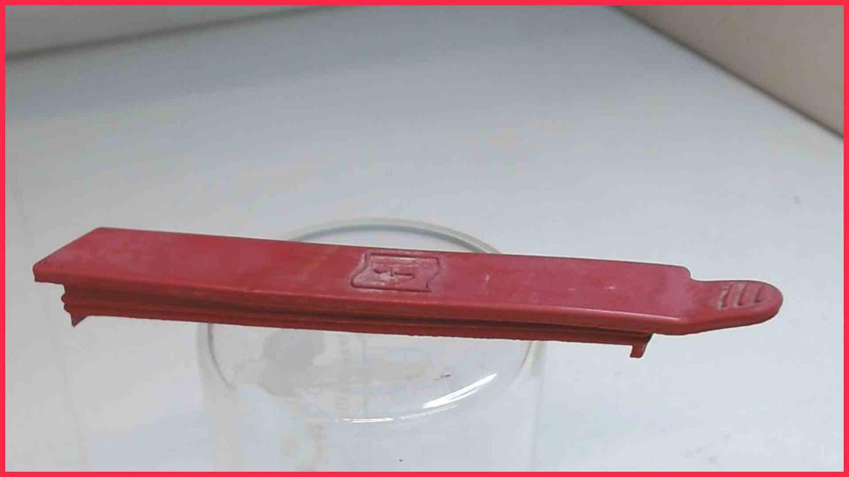 Plastik Gehäuseteil Gummi Rot Info macchiatoPlus EQ.5 CTES32 -3