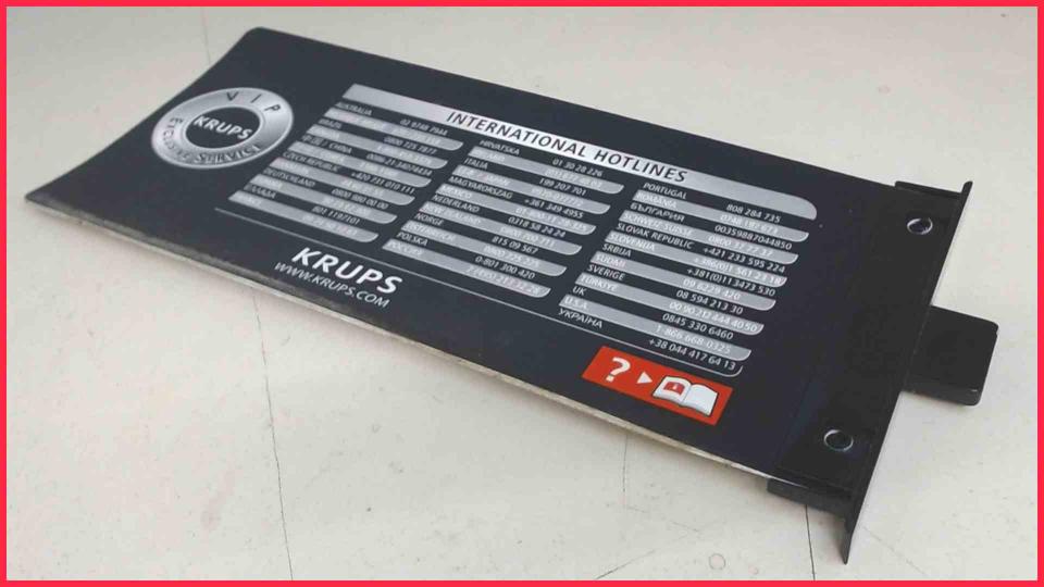 Plastik Gehäuseteil Service Krups EA8050PN EA80