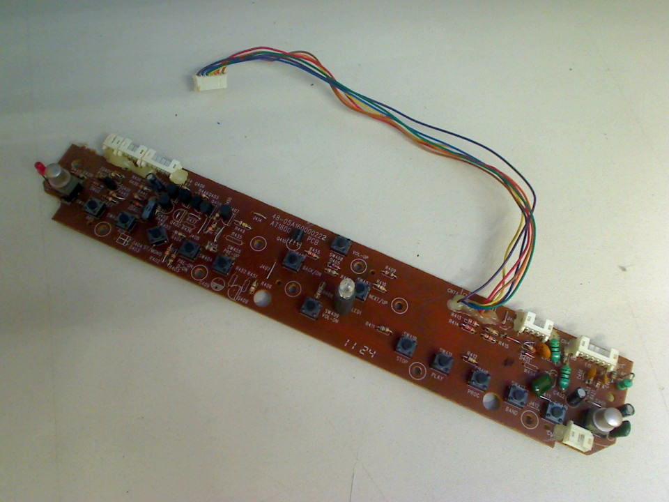 Board Electronics AT1600 KEY PCB Tevion Design HiFi-Anlage Vertikal MP3
