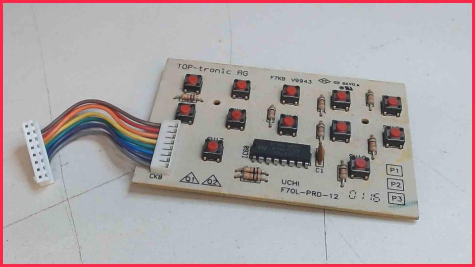 Platine Board Elektronik Tasten Bedienfeld Impressa X7 Typ 790