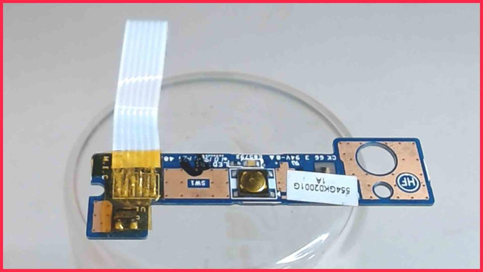 Power Switch Einschalter Board Platine 554GK02001 HP Probook 4520S