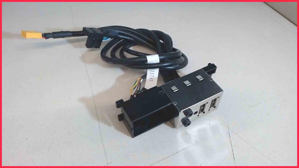 Power Switch Einschalter Board Platine USB Audio Front Fujitsu Esprimo P400