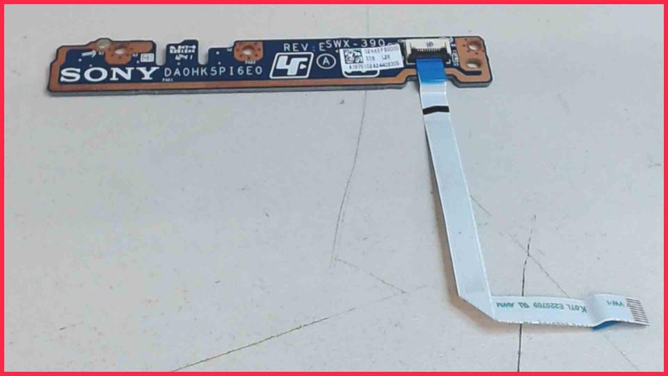 Power Switch Einschalter Board Platine Vaio SVE151E11M SVE1512T1ESI
