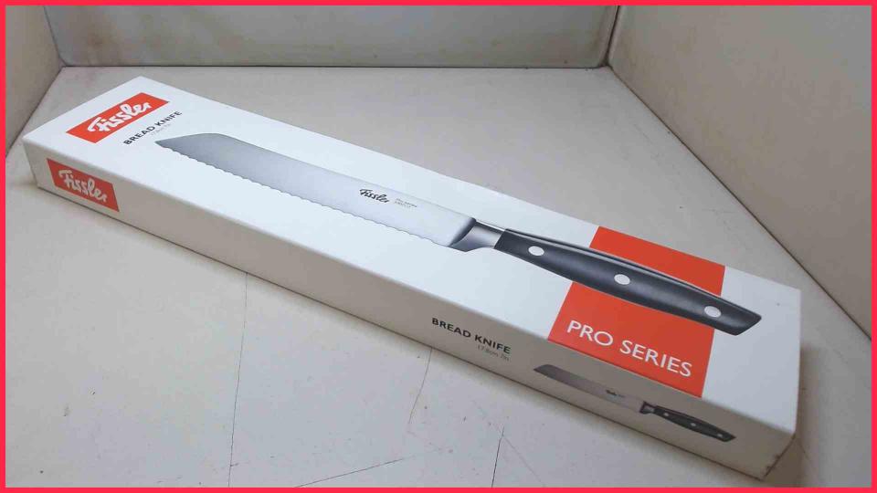 Profi Brotmesser Brötchenmesser Edelstahl Küchenmesser 18cm Fissler Pro Series