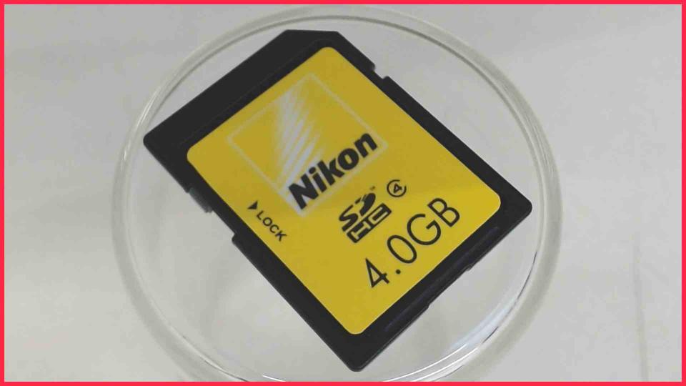 SD memory card 4 GB SDHC Nikon Coolpix L25