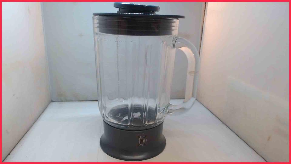 Schüssel Kanne Mixaufsatz Glas + Deckel Kenwood FDM31