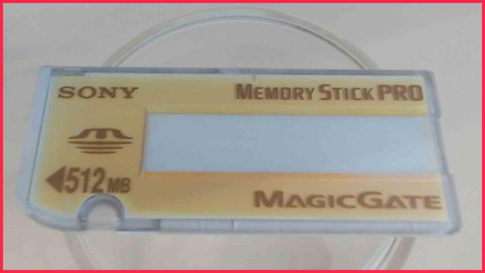 Speicherkarte 512MB Memory Stick Pro MSX-512 Sony Cyber-Shot DSC-F717