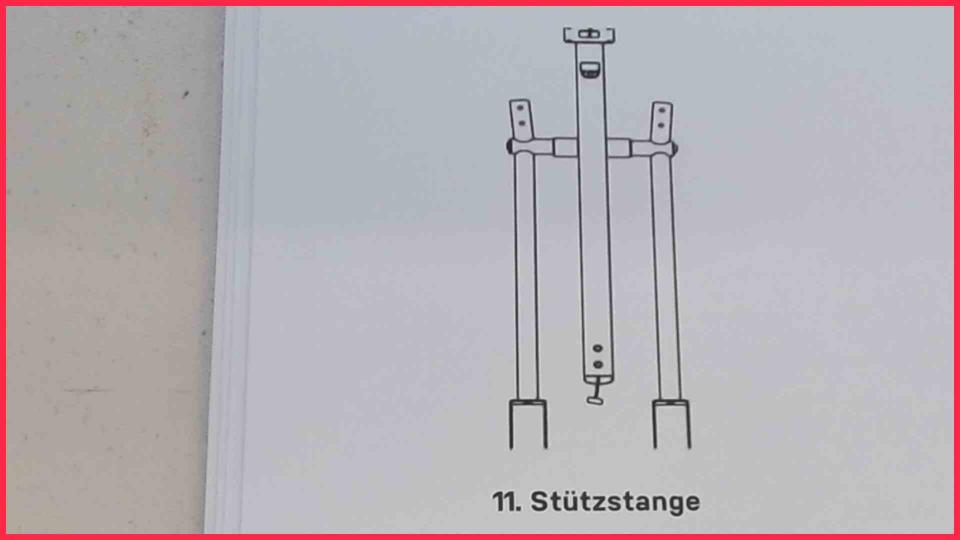 Stützstange (11) Crosstrainer MC300