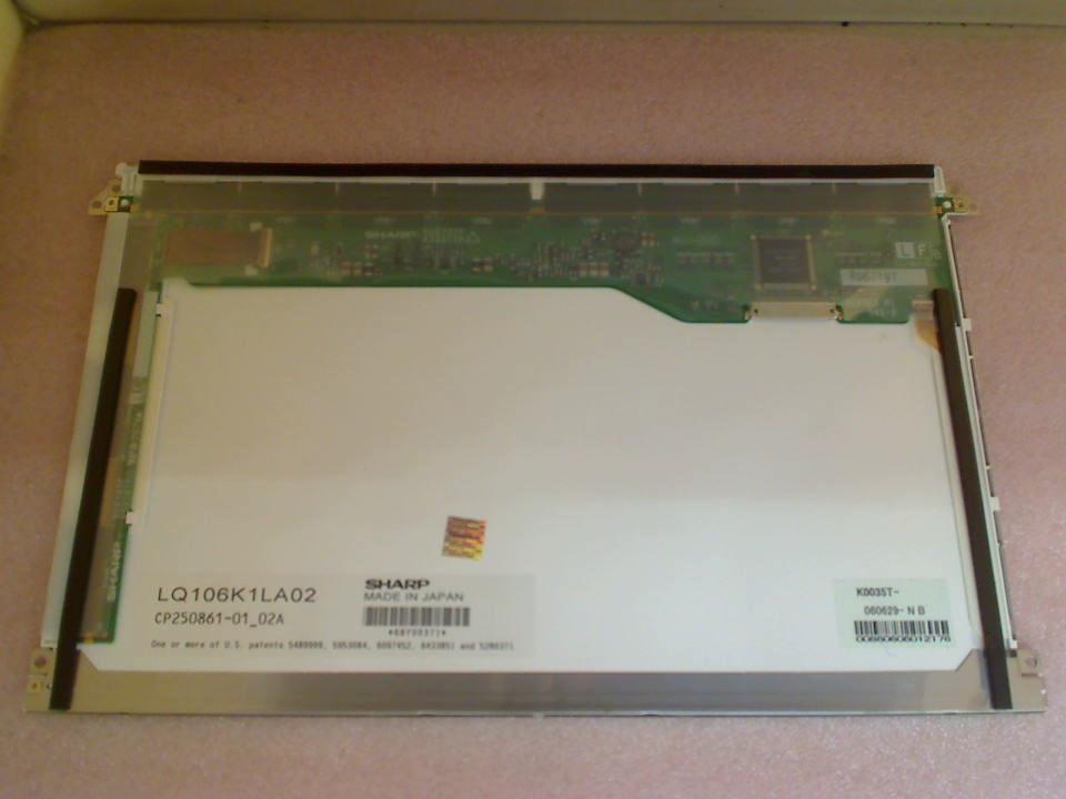 TFT LCD Display Bildschirm 10.6" SHARP LQ106K1LA02 Fujitsu LifeBook P7120