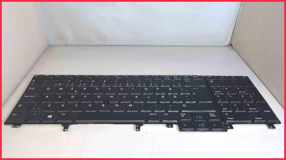 Tastatur Keyboard NSK-DW4UC 0G20FD Dansk Dell Latitude E6540 i7