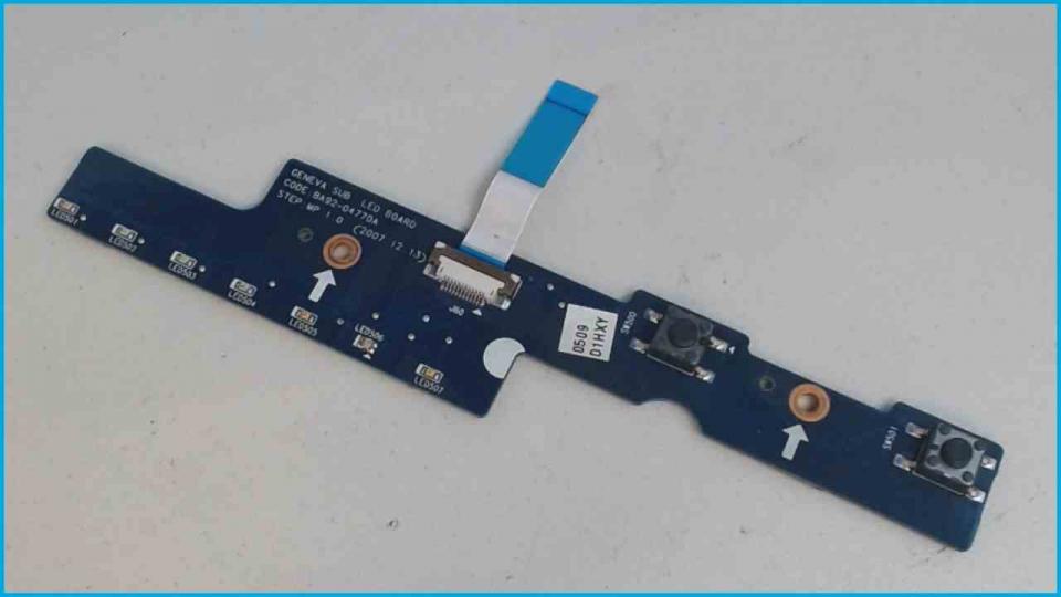 Touchpad Schalter Tasten Board LED Samsung R700 NP-R700