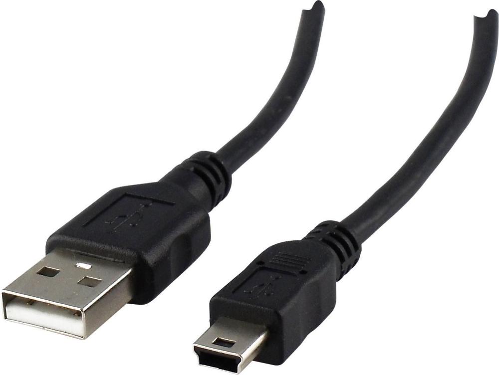USB Anschlusskabel Type A/B Mini 2.0 (1m) CK1521 533 Schwaiger Neu OVP