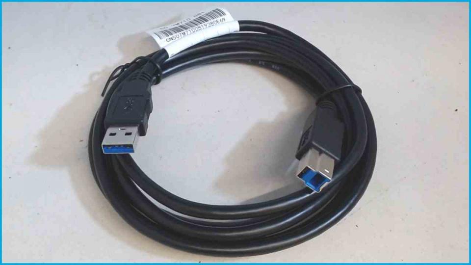 USB Anschlusskabel Type A/B Plus 3.0 1.8m Schwarz (Neu) Dell 50.7M710.081