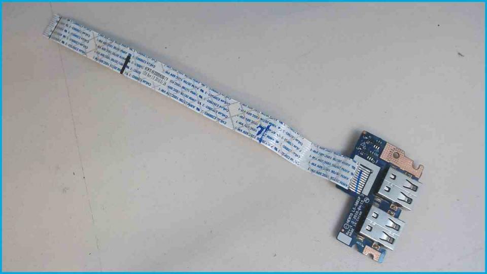 USB Board Platine 2-fach EasyNote TM85 NEW91 i5