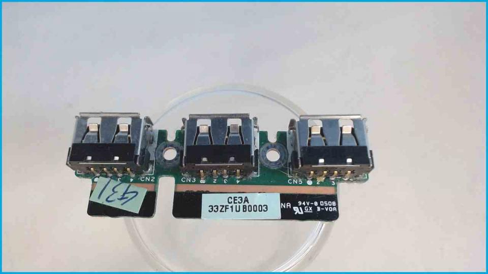 USB Board Platine 33ZF1UB0003 Acer TravelMate 8100 ZF1