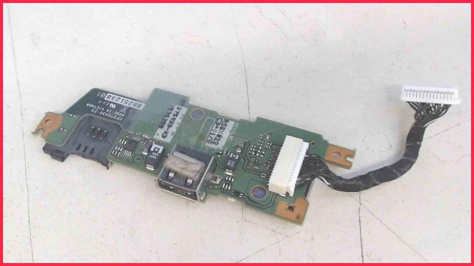 USB Board Platine CP375030-Z3 Fujitsu Lifebook T5010