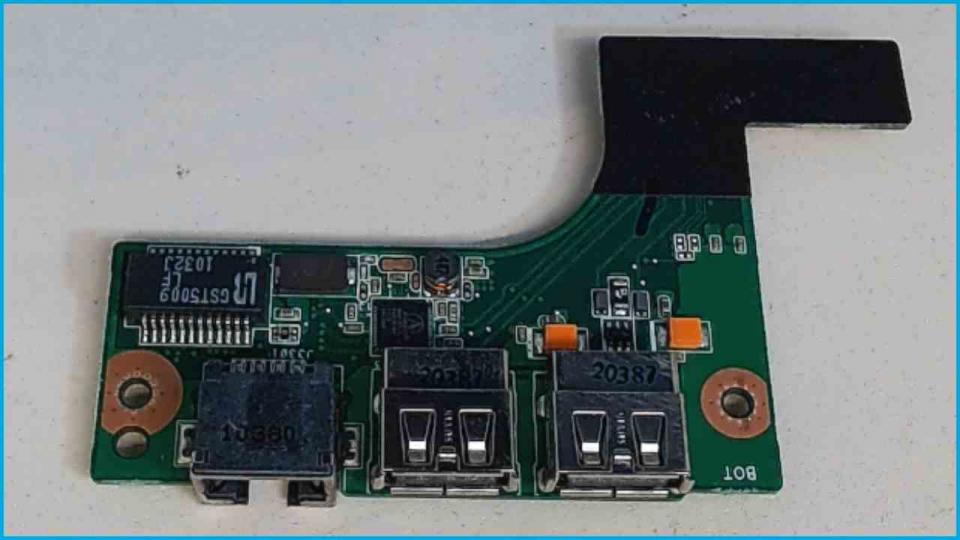 USB Board Platine N73JN LAN IO BR Asus X7BJ
