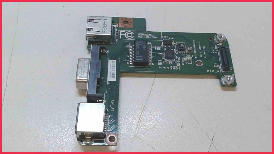 USB Board Platine VGA LAN MSI CR70